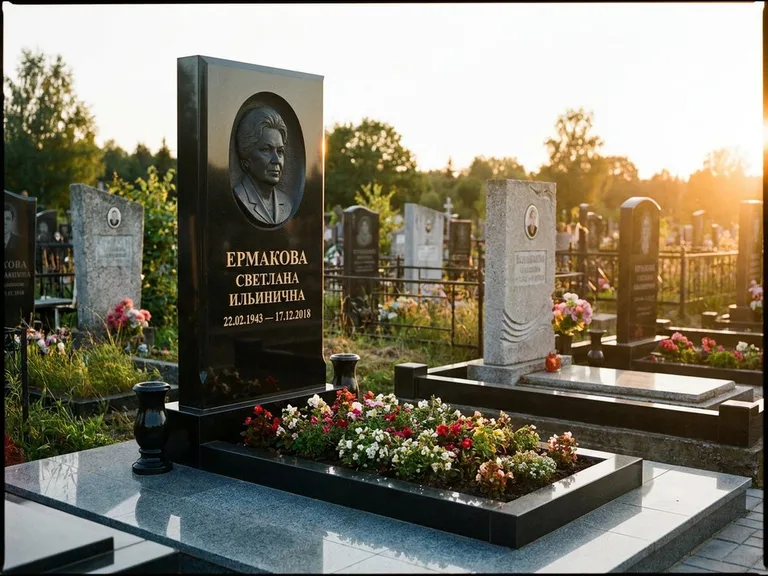 Памятник с барельефом — выполненная работа 18 в Казани
