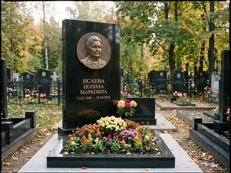 Памятник с барельефом — выполненная работа 20 в Казани