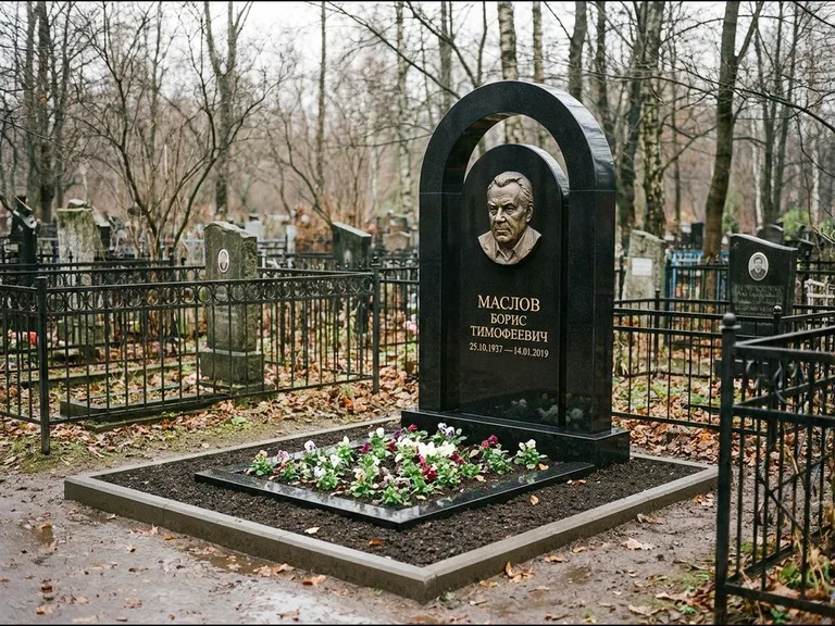 Памятник с барельефом — выполненная работа 23 в Казани