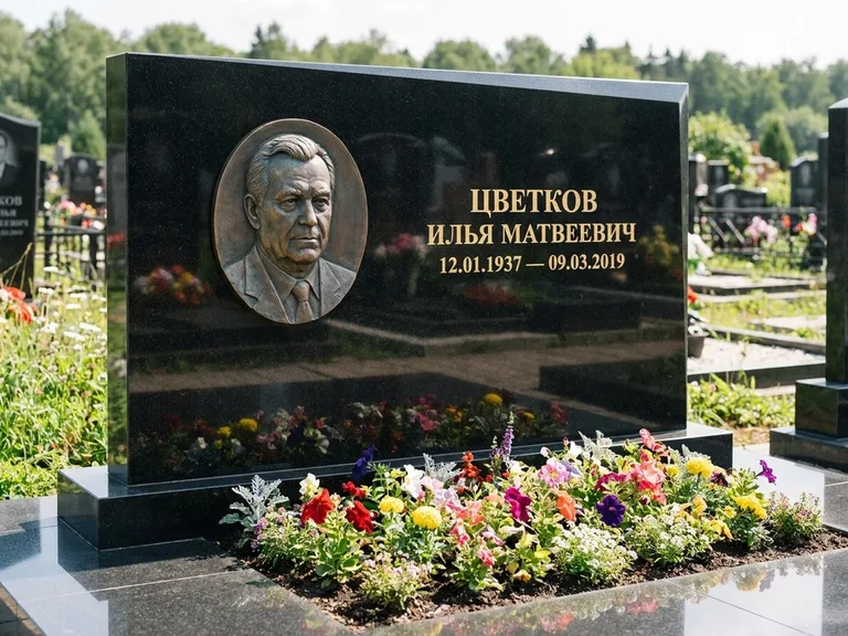 Памятник с барельефом — выполненная работа 33 в Казани