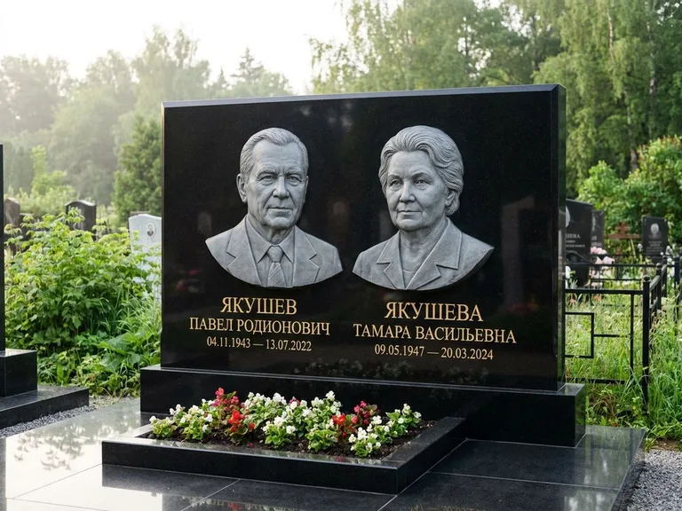 Памятник с барельефом — выполненная работа 36 в Казани
