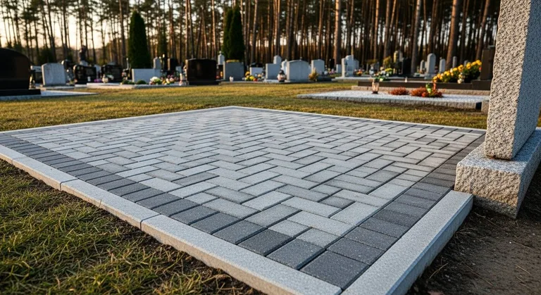 Мощение семейного захоронения, образец ПМ017 в Казани
