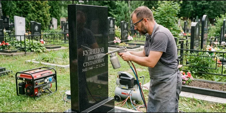 Гравировка с выездом — гравировка на памятник в Казани