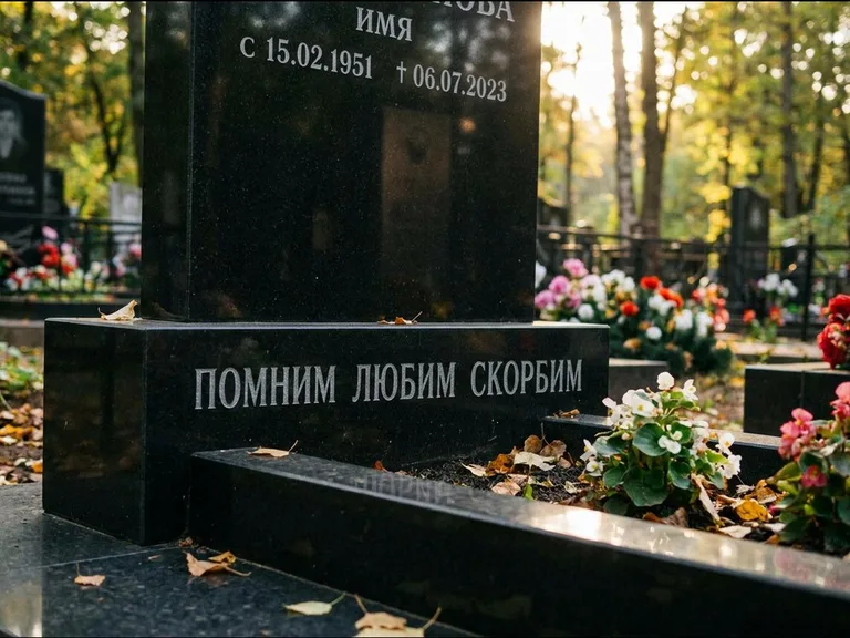 Эпитафия — гравировка с выездом на кладбище в Казани