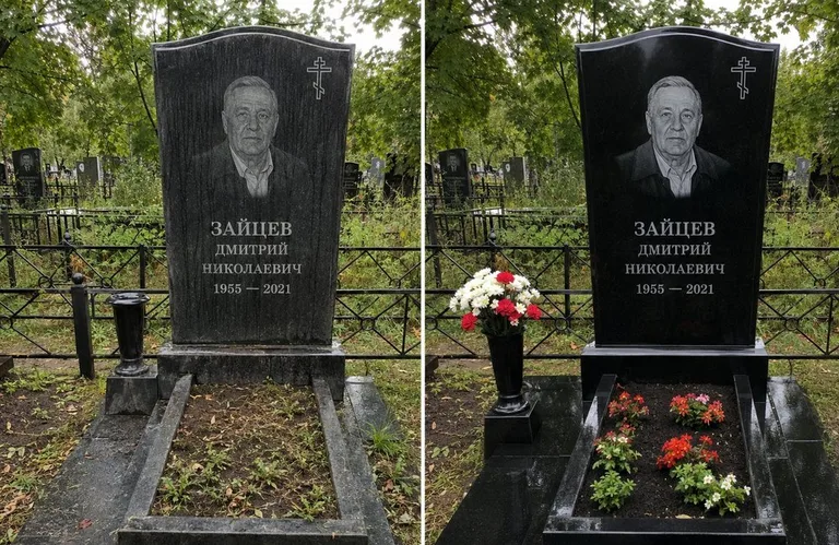 Уборка комплекса со скамьёй и плиткой до и после в Казани