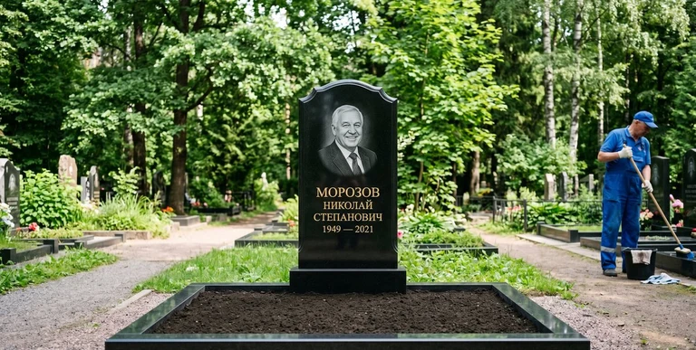 Уборка могил на кладбище в Казани — наведение порядка, мойка памятника, благоустройство участка