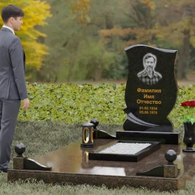 Гранитный памятник для одного светский - П106