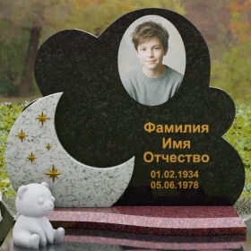 Вертикальный гранитный памятник – П133