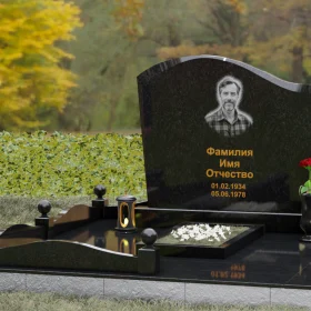 Гранитный памятник вертикальной ориентации - П155