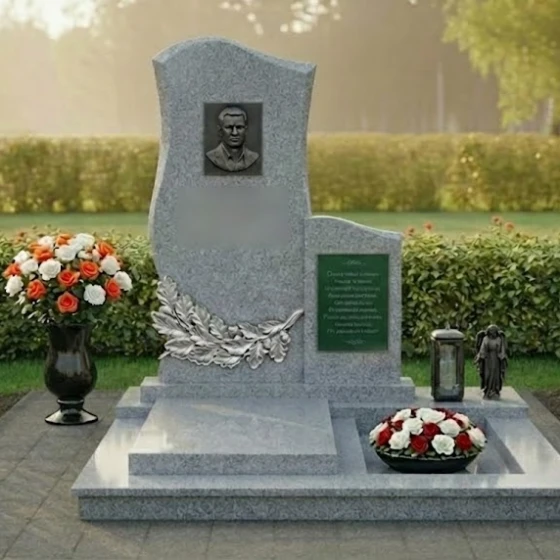 Мемориальный комплекс гранит — металл в Тюмени, гранит Мансуровский