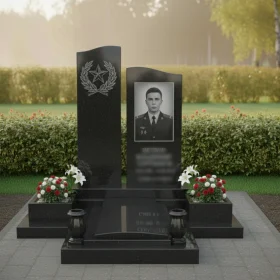 Гранитный светский памятник для мемориального комплекса - ПН305