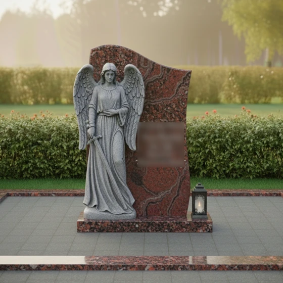 Элитный гранитный памятник в Перми, гранит Лезниковский