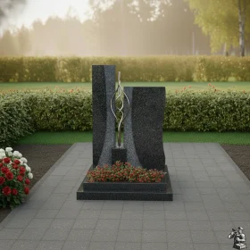Светский вертикальный памятник на могилу - ПН572