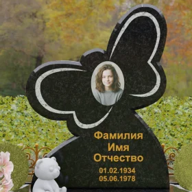 Гранитный вертикальный памятник светского типа - П236