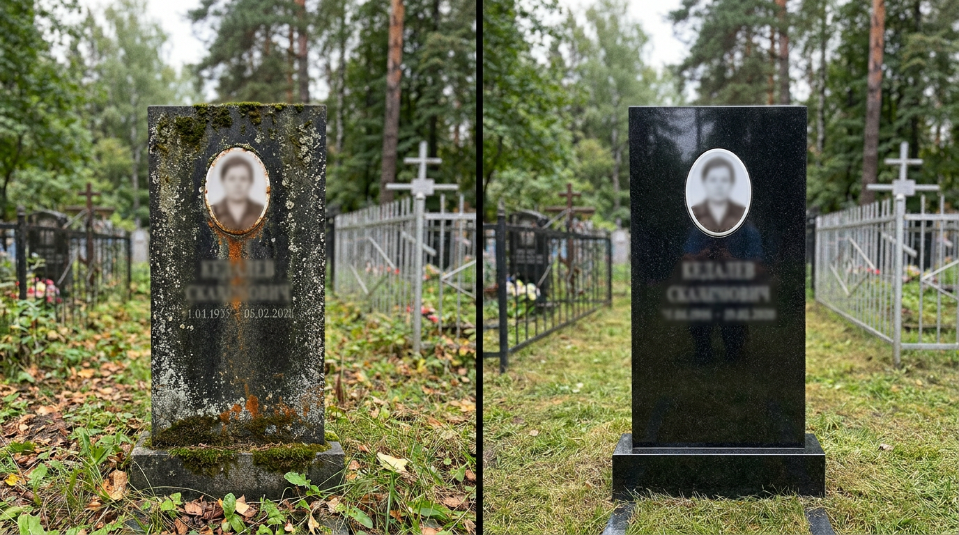 Реставрация памятника в Казани — пример 1