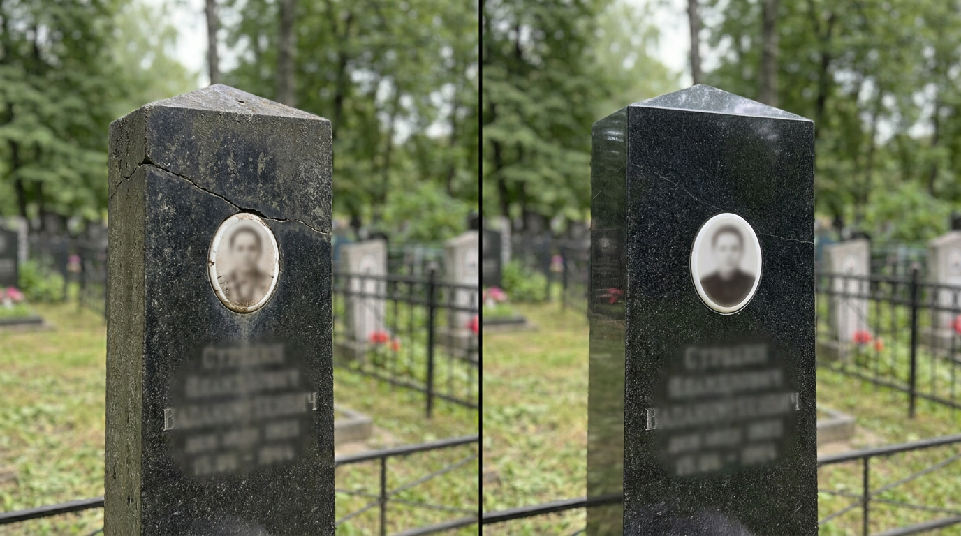Реставрация памятника в Казани — пример 4