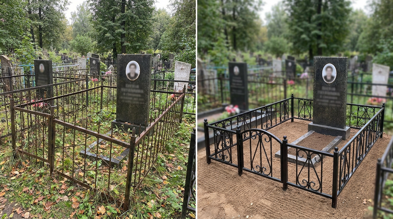 Установка ограды в Казани — пример 2