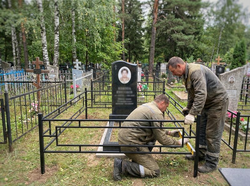 Установка ограды в Казани — пример 3