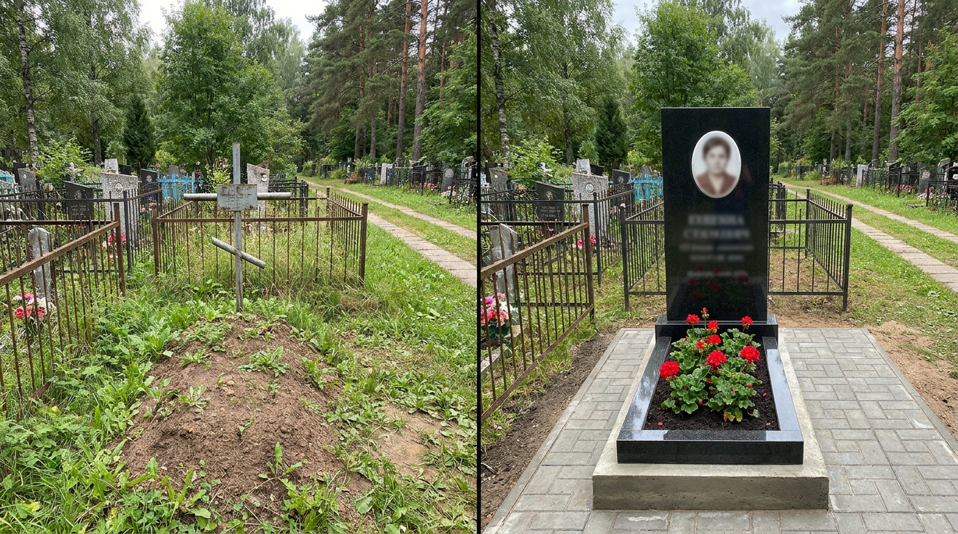 Установка памятника в Казани — пример 2